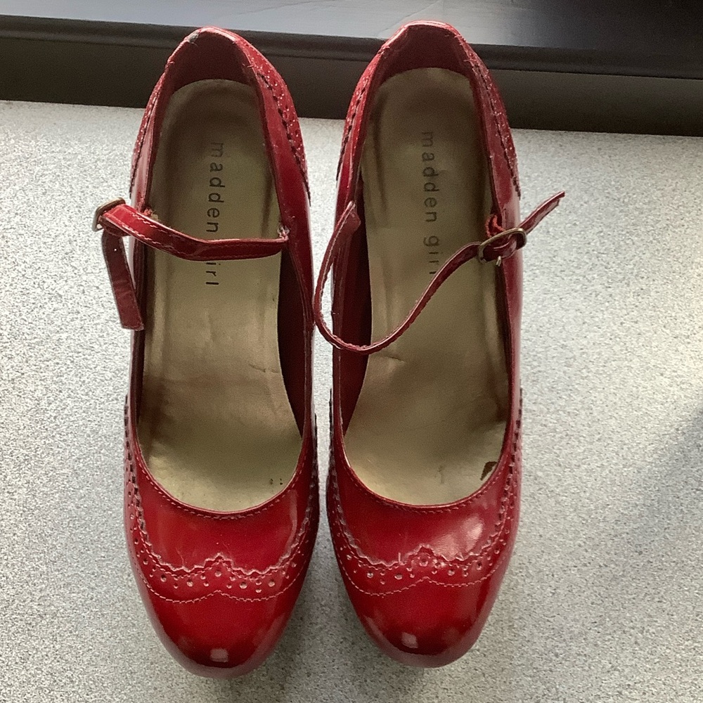 Madden Girl Scarlet Mary Jane Heels